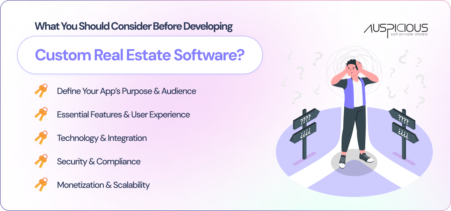 what to consider before developing real estate app