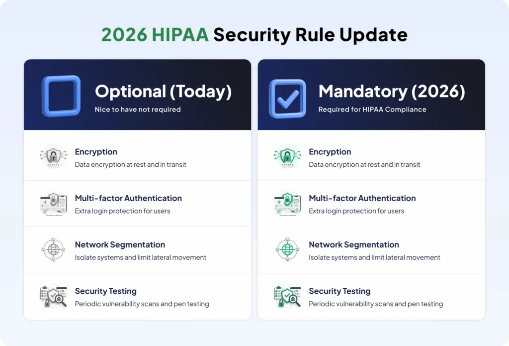 2026 HIPAA Security Rule Update You Should Build For
