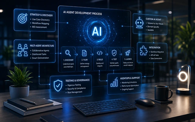 AI Agent Development Services — From Strategy to Production to Support